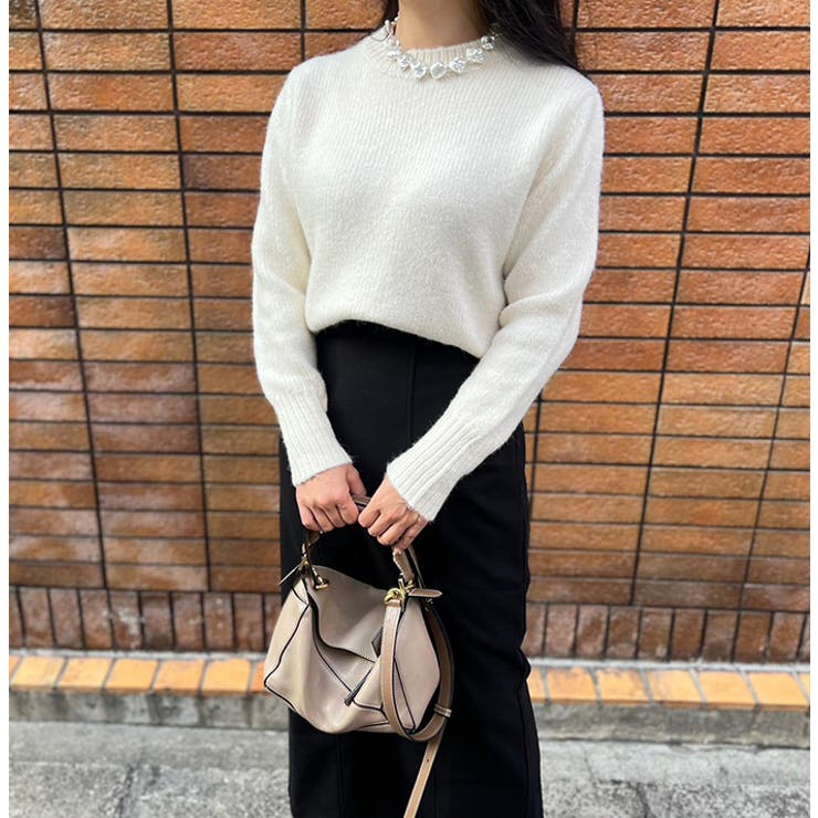 バックスリットナロースカート | MODE ROBE | 詳細画像4 