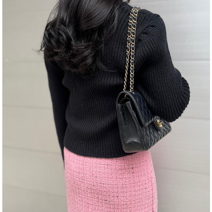 Vネックツイストリブニット | MODE ROBE | 詳細画像22 