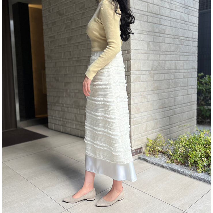 フリルレイヤードスカート | MODE ROBE | 詳細画像6 