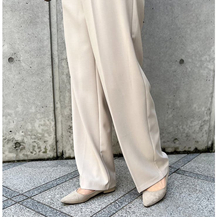 タックワイドパンツ[品番：MDRW0004442]｜MODE ROBE（モード