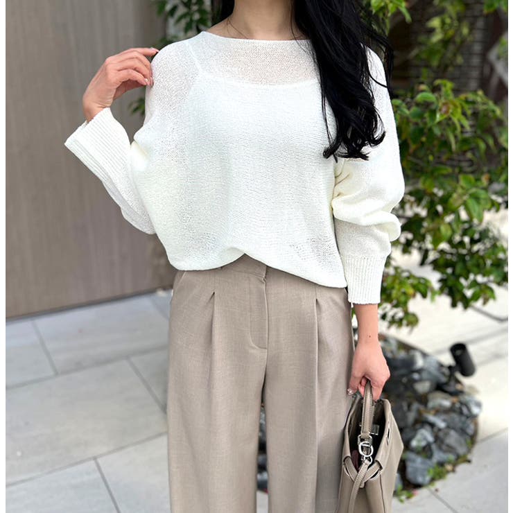 nagonstans ワイド タック パンツ ベージュ ドローストリング S nagonstans ワイド タック パンツ ベージュ ドローストリング S