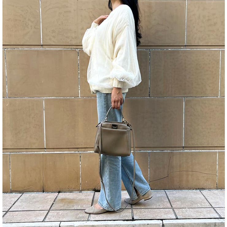 チュールレイヤードニットカーディガン | MODE ROBE | 詳細画像7 