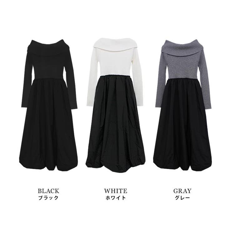 オフショルニットドッキングワンピース | MODE ROBE | 詳細画像17 