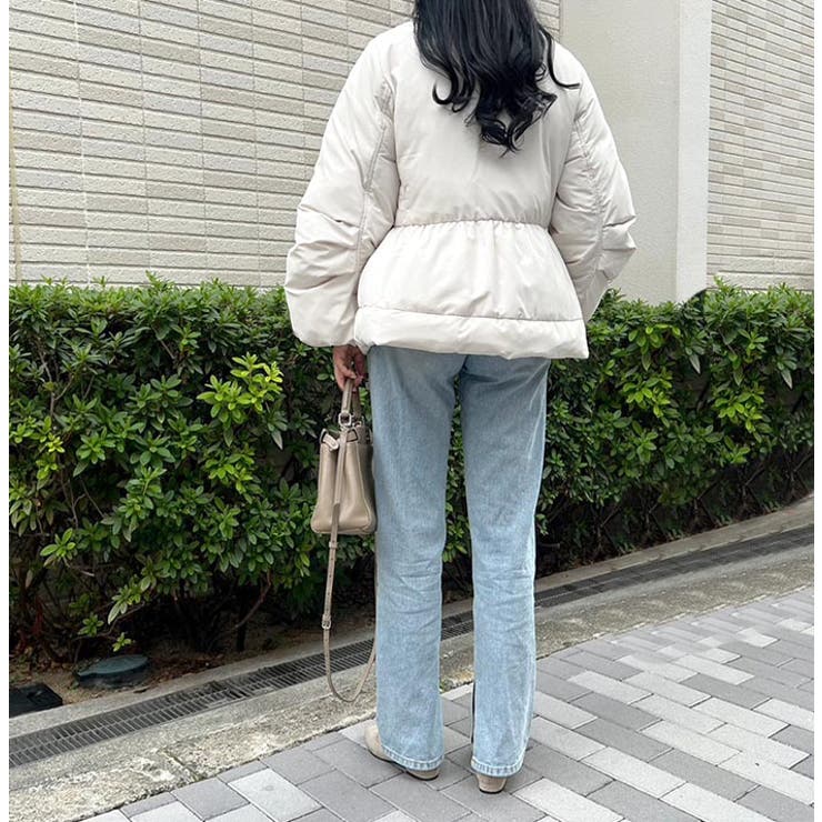 ジップフレア中綿ジャケット[品番：MDRW0004468]｜MODE ROBE
