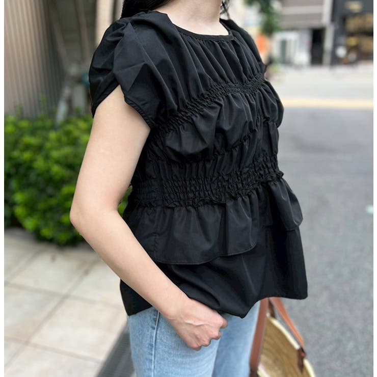 シャーリングブラウス | MODE ROBE | 詳細画像12 