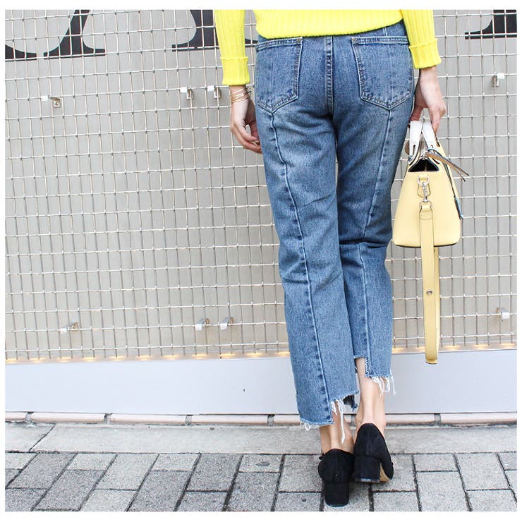 ベルトセット フレイドヘムデニム デニム[品番：MDRW0002087]｜MODE  