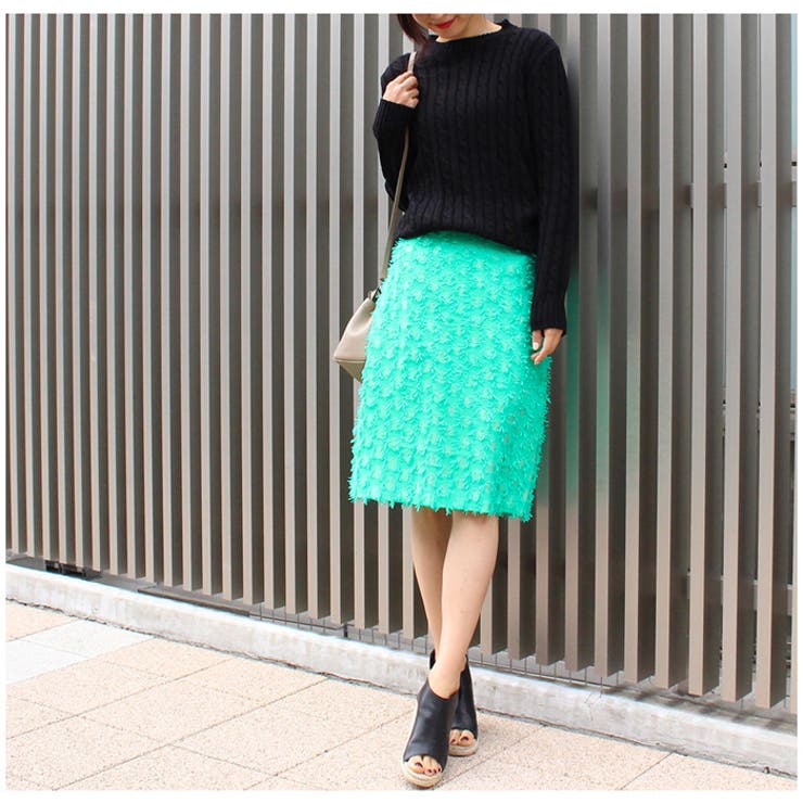 ドットカラータイトスカート | MODE ROBE | 詳細画像6 