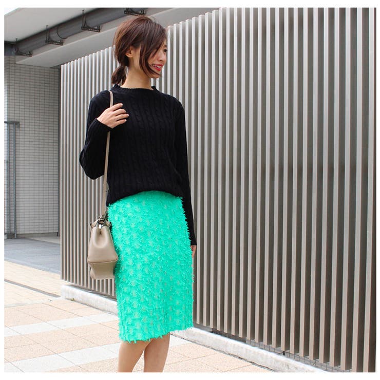 ドットカラータイトスカート | MODE ROBE | 詳細画像7 