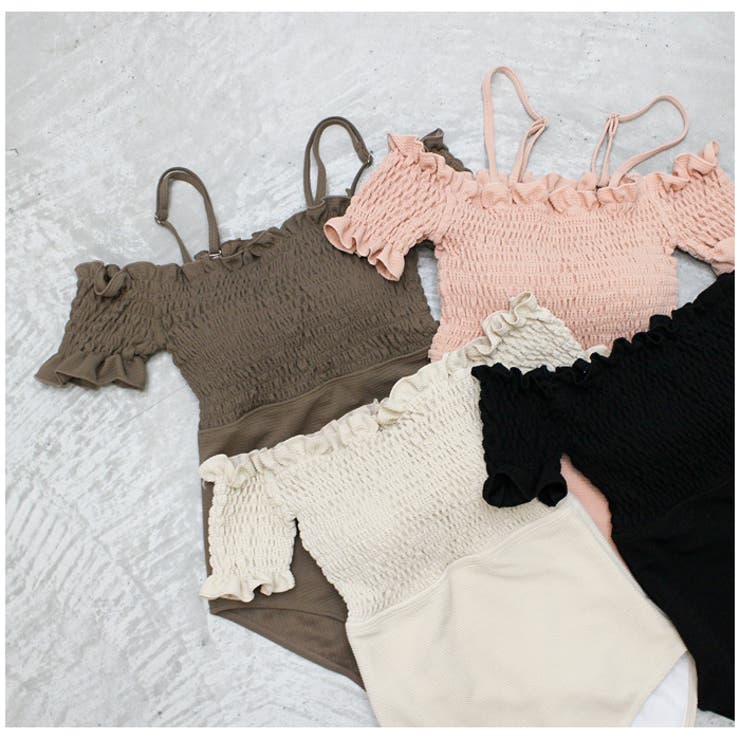 オフショルシャーリングモノキニ 水着 オフショルダー 品番 Mdrw Mode Robe モードローブ のレディースファッション通販 Shoplist ショップリスト