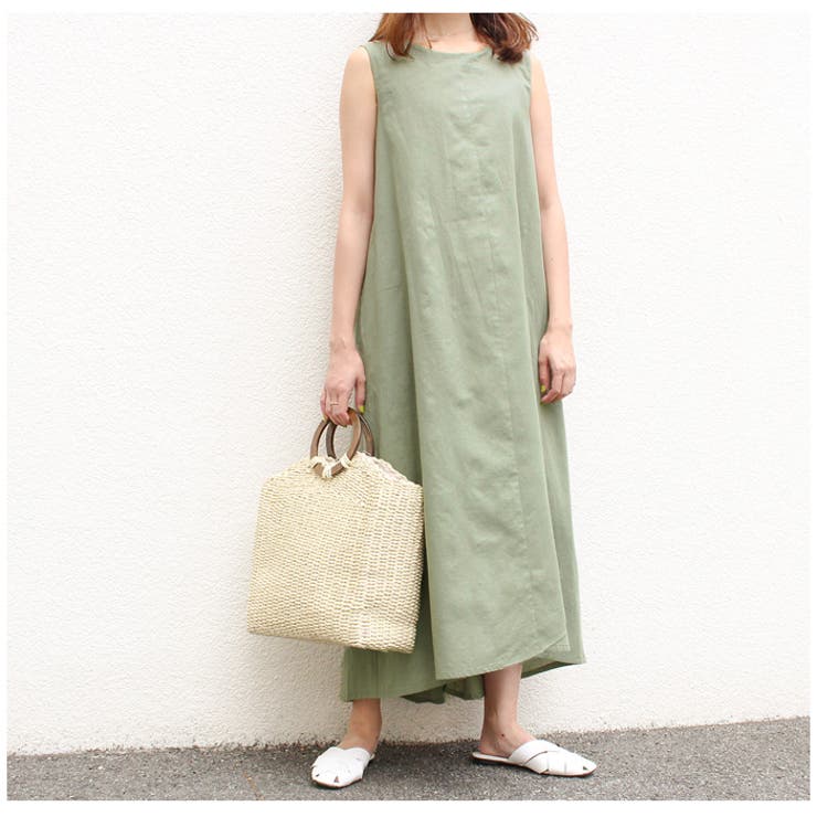 ノースリーブフレアワンピース マキシワンピース カーキ 品番 Mdrw Mode Robe モードローブ のレディースファッション通販 Shoplist ショップリスト