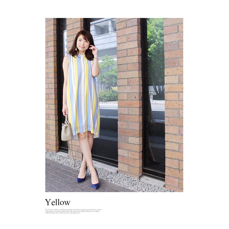 マルチストライプワンピース 日本製 ストライプ 品番 Mdrw Mode Robe モードローブ のレディースファッション通販 Shoplist ショップリスト