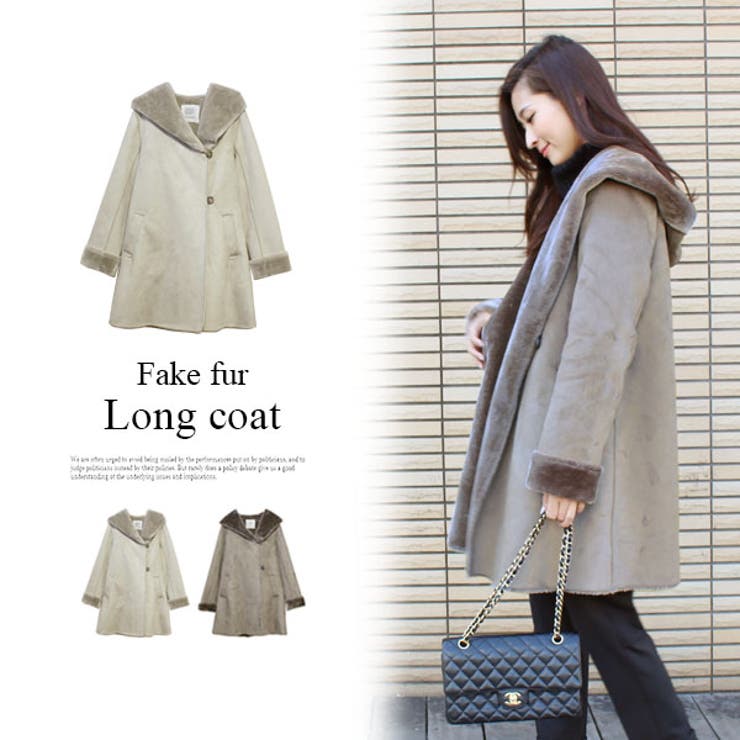 ムートンコート フェイク ムートン 品番 Mdrw Mode Robe モードローブ のレディースファッション通販 Shoplist ショップリスト