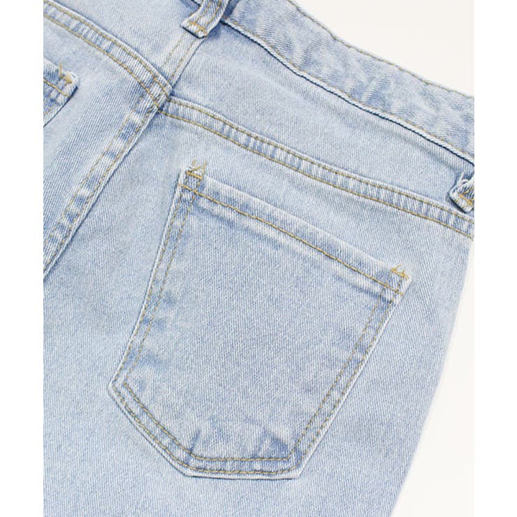 美品 AP STUDIO ホワイトデニム カットオフデニム 34 白 bottoms-02284 カーブ デニム パンツ オフホワイト | L