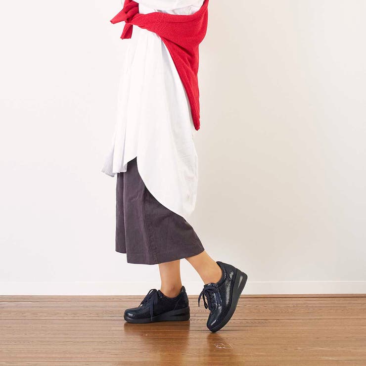 【3E】厚底ファスナー付きスニーカー | Mode et Jacomo×ing | 詳細画像13 