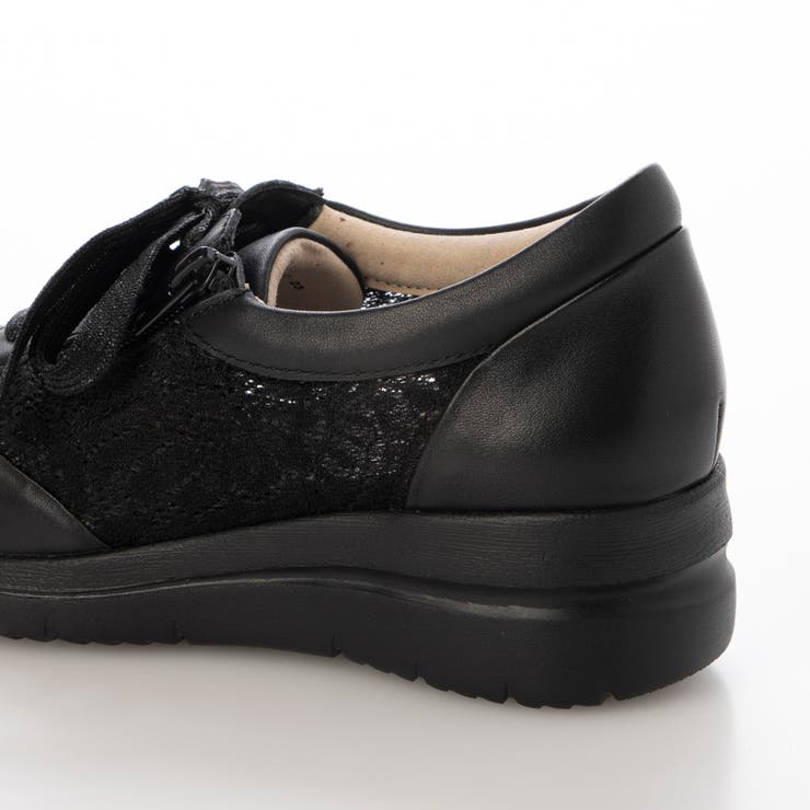 【3E】レース素材ファスナー付きスニーカー | Mode et Jacomo×ing | 詳細画像10 