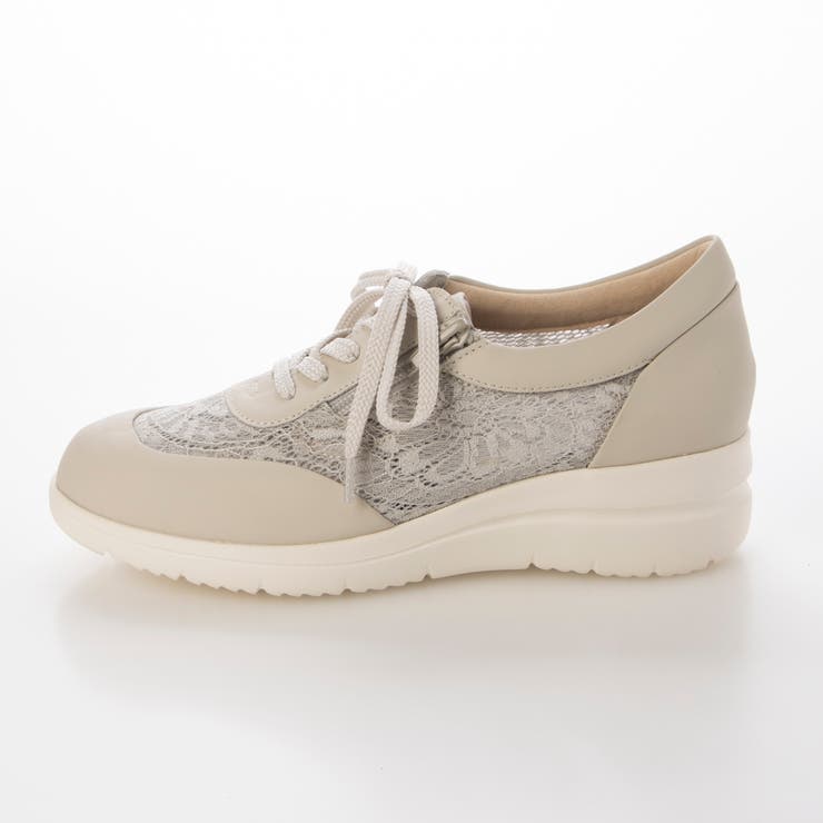 【3E】レース素材ファスナー付きスニーカー | Mode et Jacomo×ing | 詳細画像11 