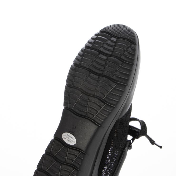 【3E】レース素材ファスナー付きスニーカー | Mode et Jacomo×ing | 詳細画像9 