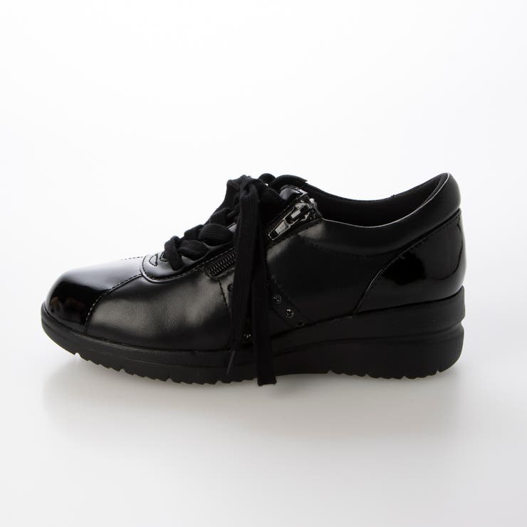 【3E】ファスナー付きヒールアップスニーカー | Mode et Jacomo×ing | 詳細画像13 