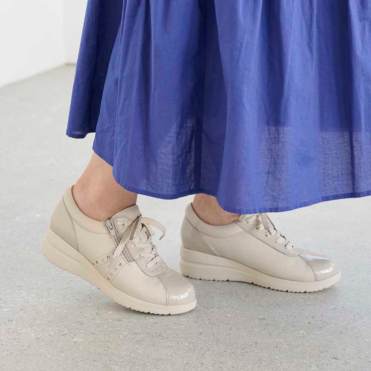 【3E】ファスナー付きヒールアップスニーカー | Mode et Jacomo×ing | 詳細画像23 