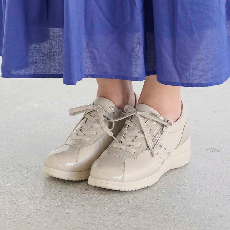 【3E】ファスナー付きヒールアップスニーカー | Mode et Jacomo×ing | 詳細画像24 