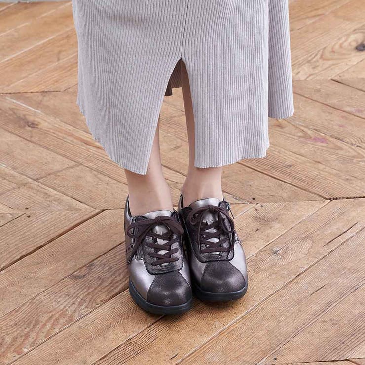 【3E】ファスナー付きヒールアップスニーカー | Mode et Jacomo×ing | 詳細画像39 