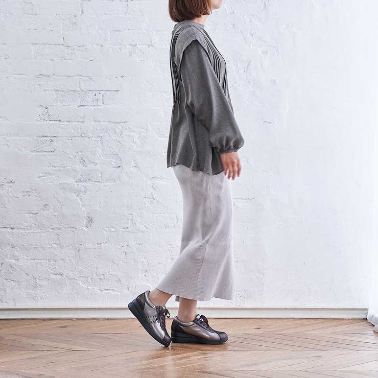 【3E】ファスナー付きヒールアップスニーカー | Mode et Jacomo×ing | 詳細画像42 