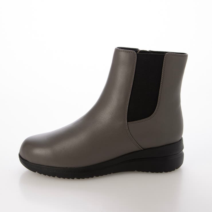 【3E】ヒールアップサイドゴアショートブーツ | Mode et Jacomo×ing | 詳細画像1 