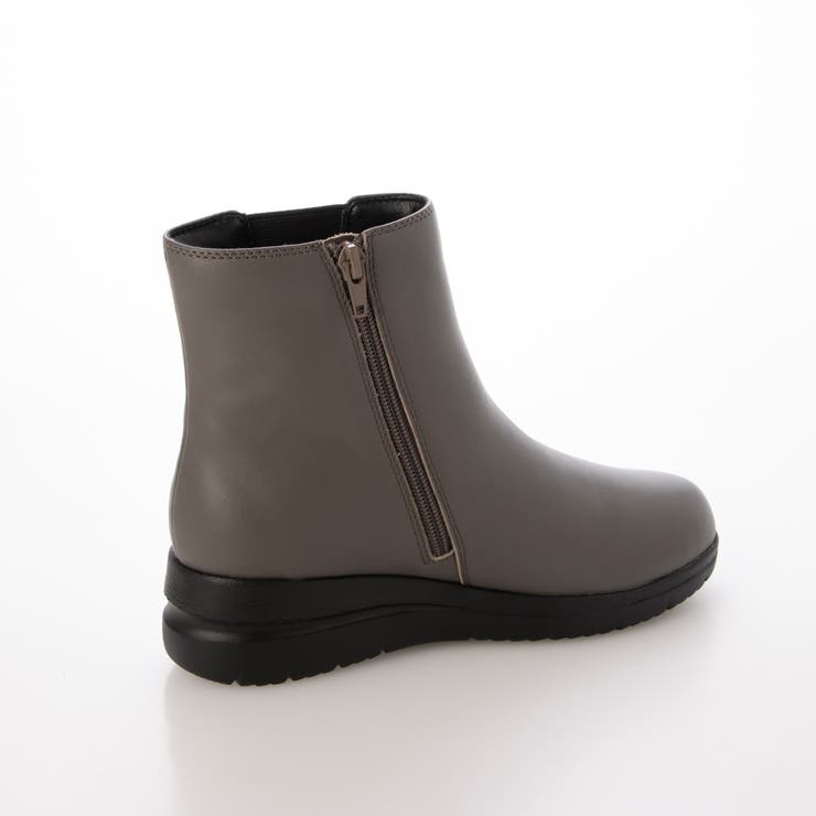 【3E】ヒールアップサイドゴアショートブーツ | Mode et Jacomo×ing | 詳細画像2 