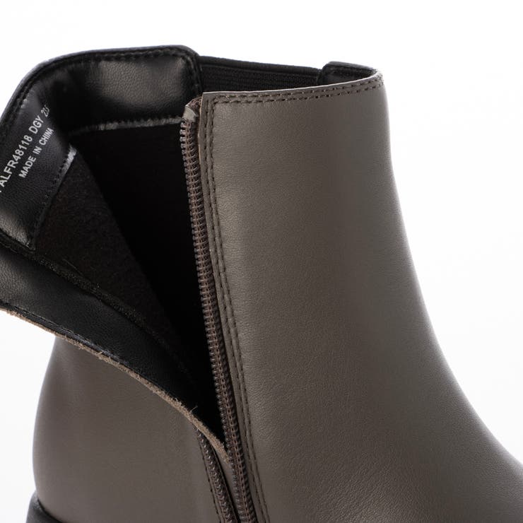 【3E】ヒールアップサイドゴアショートブーツ | Mode et Jacomo×ing | 詳細画像6 