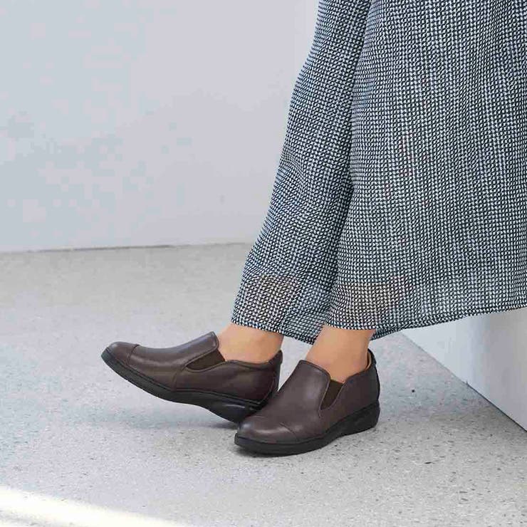 【3E】【レイン対応】切り替えデザインスリッポンシューズ | Mode et Jacomo×ing | 詳細画像3 