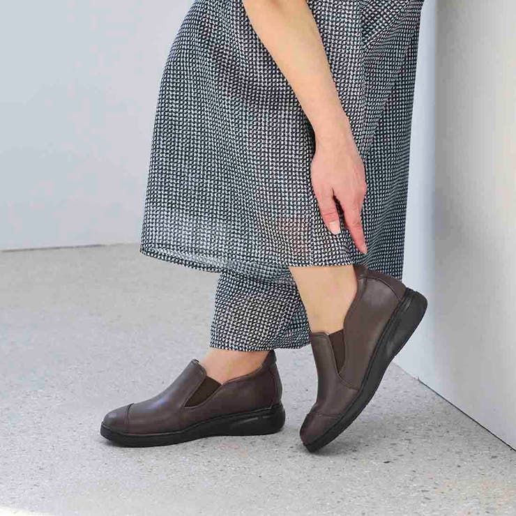 【3E】【レイン対応】切り替えデザインスリッポンシューズ | Mode et Jacomo×ing | 詳細画像4 