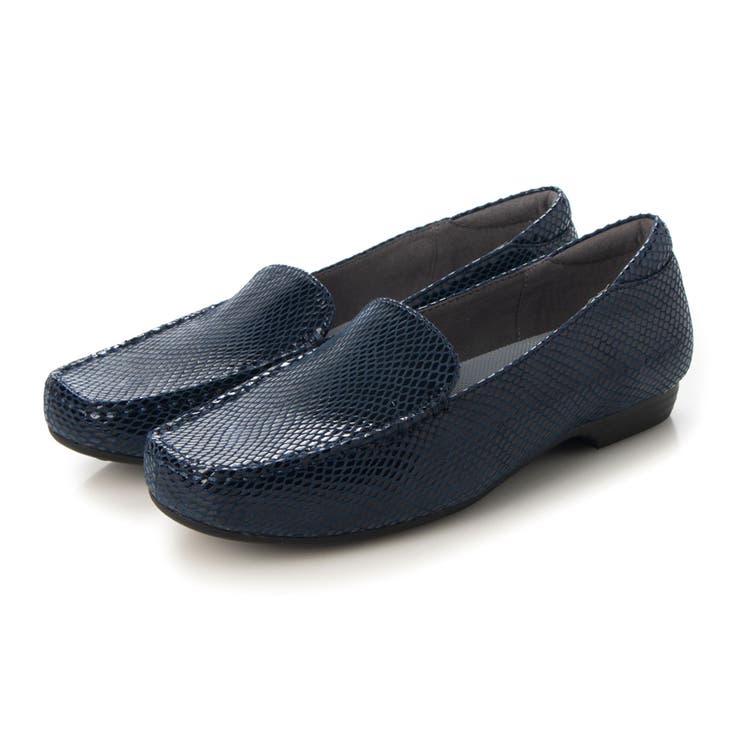 ネイビーH | 【3E】ローファーモカシンシューズ | Mode et Jacomo×ing