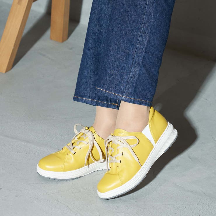 【3E】【レイン対応】レザースニーカー | Mode et Jacomo×ing | 詳細画像1 