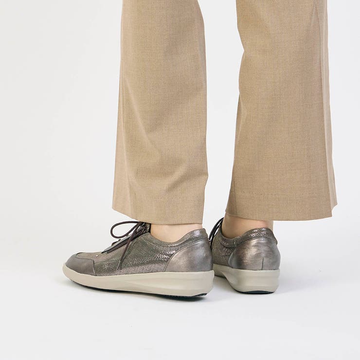 【3E】サイドファスナーレースアップスニーカー | Mode et Jacomo×ing | 詳細画像15 