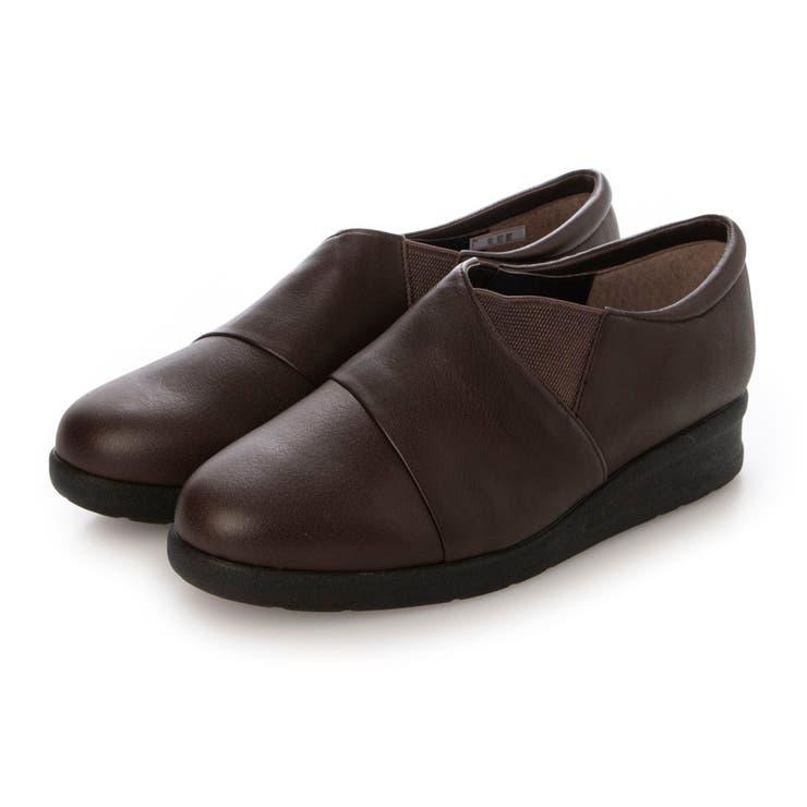 ダークブラウン | 【3E】切り替えデザインモールドソールパンプス | Mode et Jacomo×ing