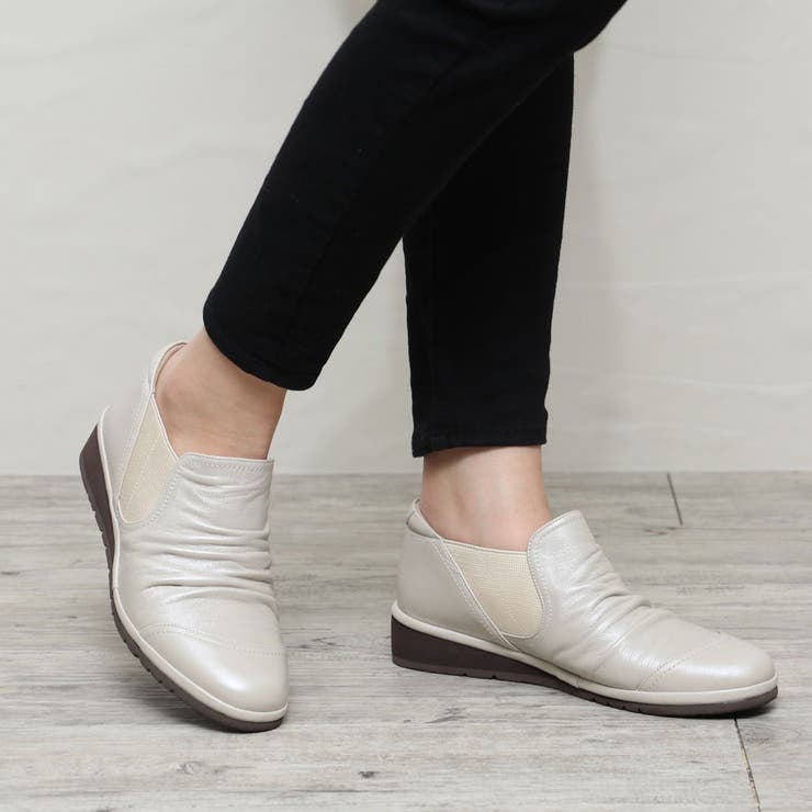 【3E】サイドゴアドレープスリッポン | Mode et Jacomo×ing | 詳細画像1 