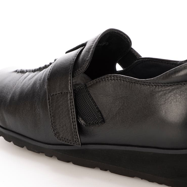 【3E】ギャザーデザインカジュアルシューズ | Mode et Jacomo×ing | 詳細画像6 