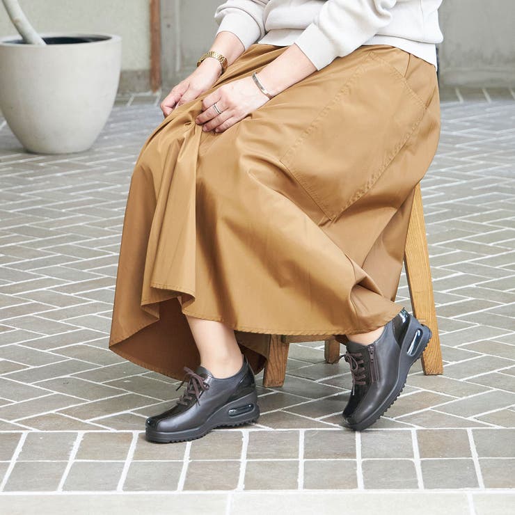 【3E】エアソールレースアップスニーカー | Mode et Jacomo×ing | 詳細画像4 