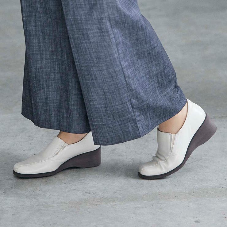 【3E】サイドゴアウェッジソールスリッポン | Mode et Jacomo×ing | 詳細画像38 