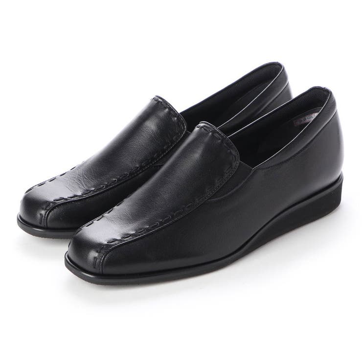 ブラック | 【3E】ポイントステッチスリッポン | Mode et Jacomo×ing