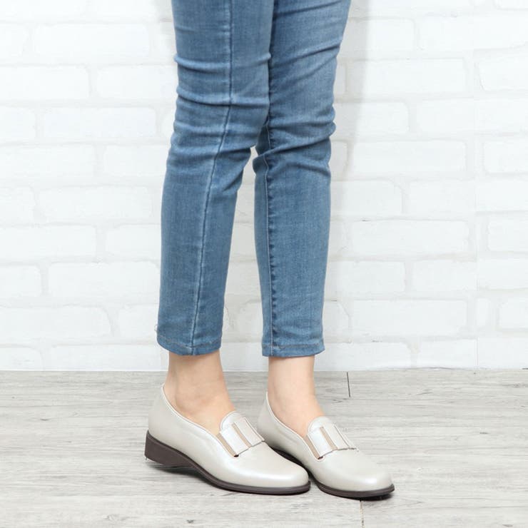 【3E】ラバーバンド付きラウンドトゥシューズ | Mode et Jacomo×ing | 詳細画像20 