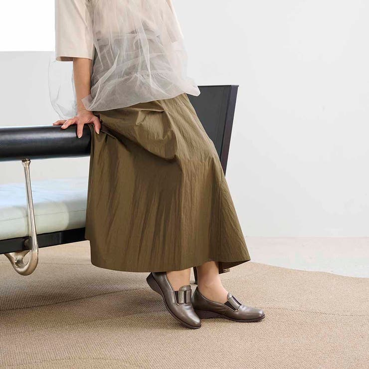 【3E】ラバーバンド付きラウンドトゥシューズ | Mode et Jacomo×ing | 詳細画像7 