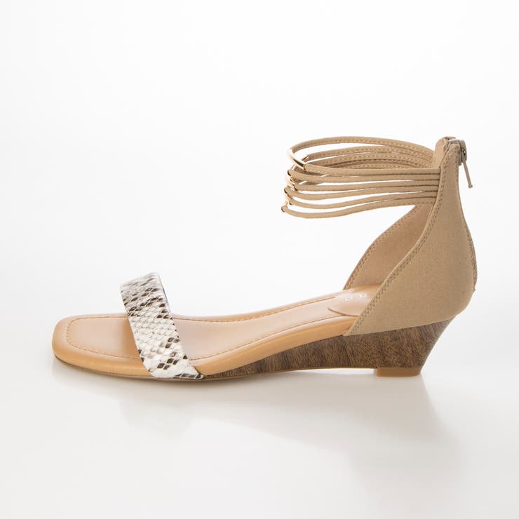 ウエッジヒールアンクルストラップサンダル | Mode et Jacomo×ing | 詳細画像16 