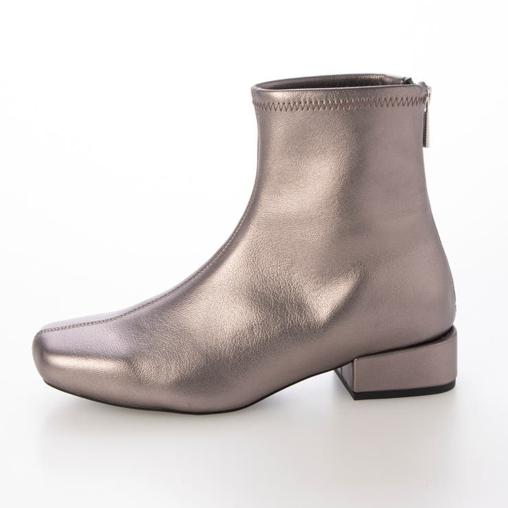 【レイン対応】スクエアトゥローヒールブーツ | Mode et Jacomo×ing | 詳細画像14 