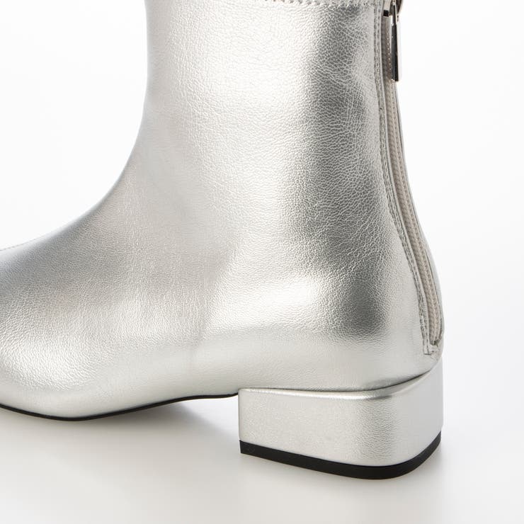 【レイン対応】スクエアトゥローヒールブーツ | Mode et Jacomo×ing | 詳細画像33 