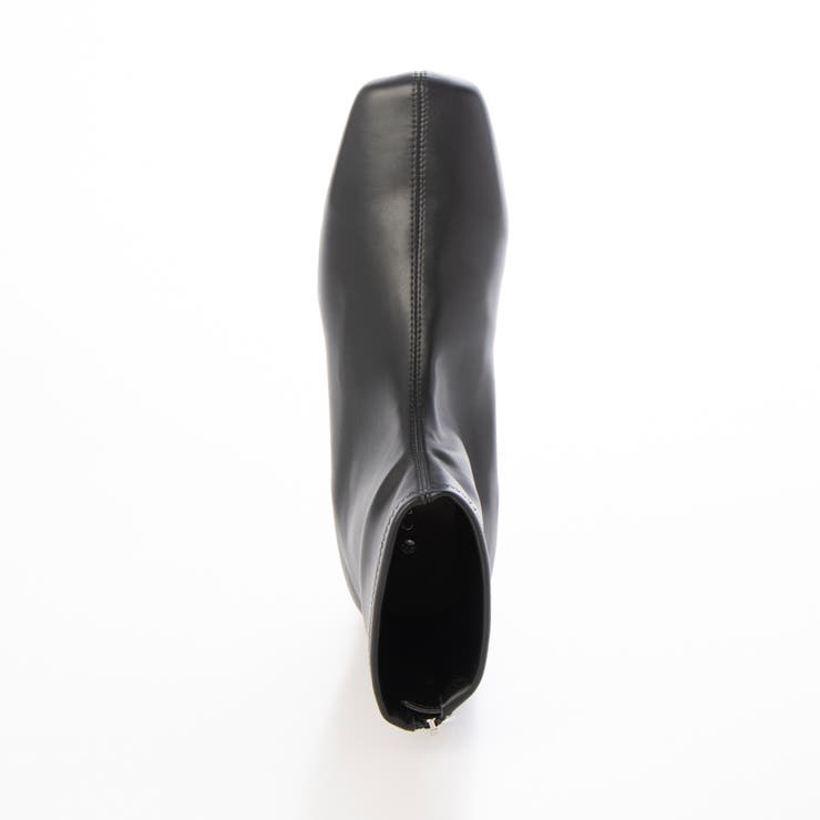 【レイン対応】スクエアトゥローヒールブーツ | Mode et Jacomo×ing | 詳細画像5 