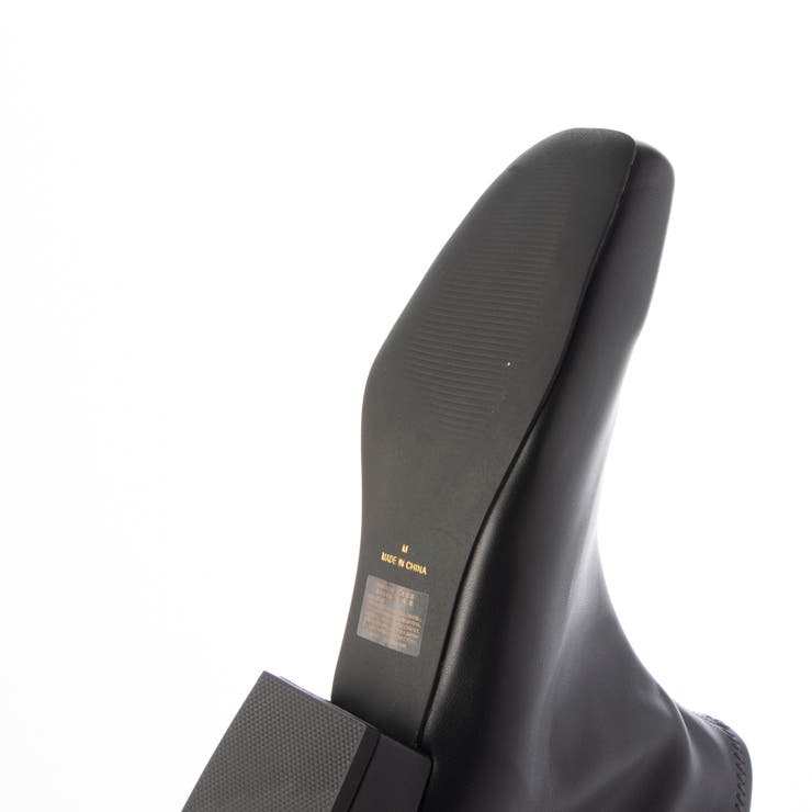 【レイン対応】スクエアトゥローヒールブーツ | Mode et Jacomo×ing | 詳細画像6 