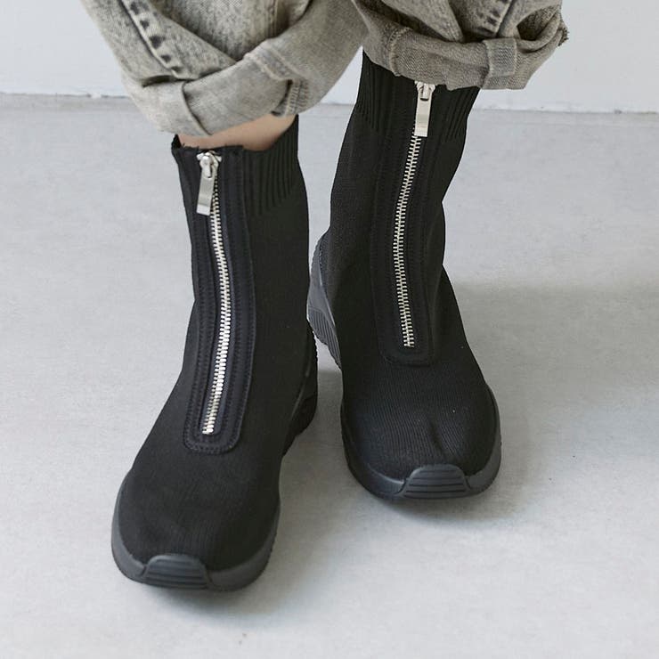 フロントジップニットブーツ | Mode et Jacomo×ing | 詳細画像16 