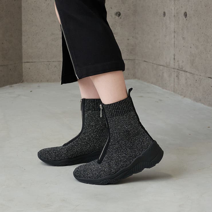 フロントジップニットブーツ | Mode et Jacomo×ing | 詳細画像28 