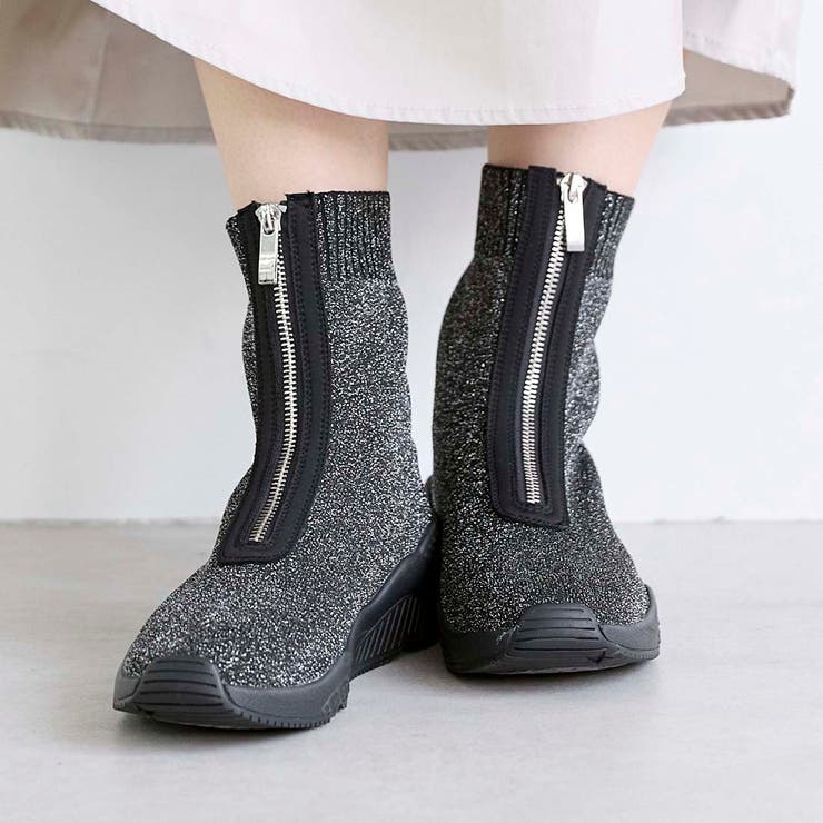 フロントジップニットブーツ | Mode et Jacomo×ing | 詳細画像31 